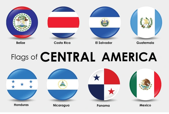 central american flags