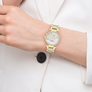 shop coach gold bracelet watch
